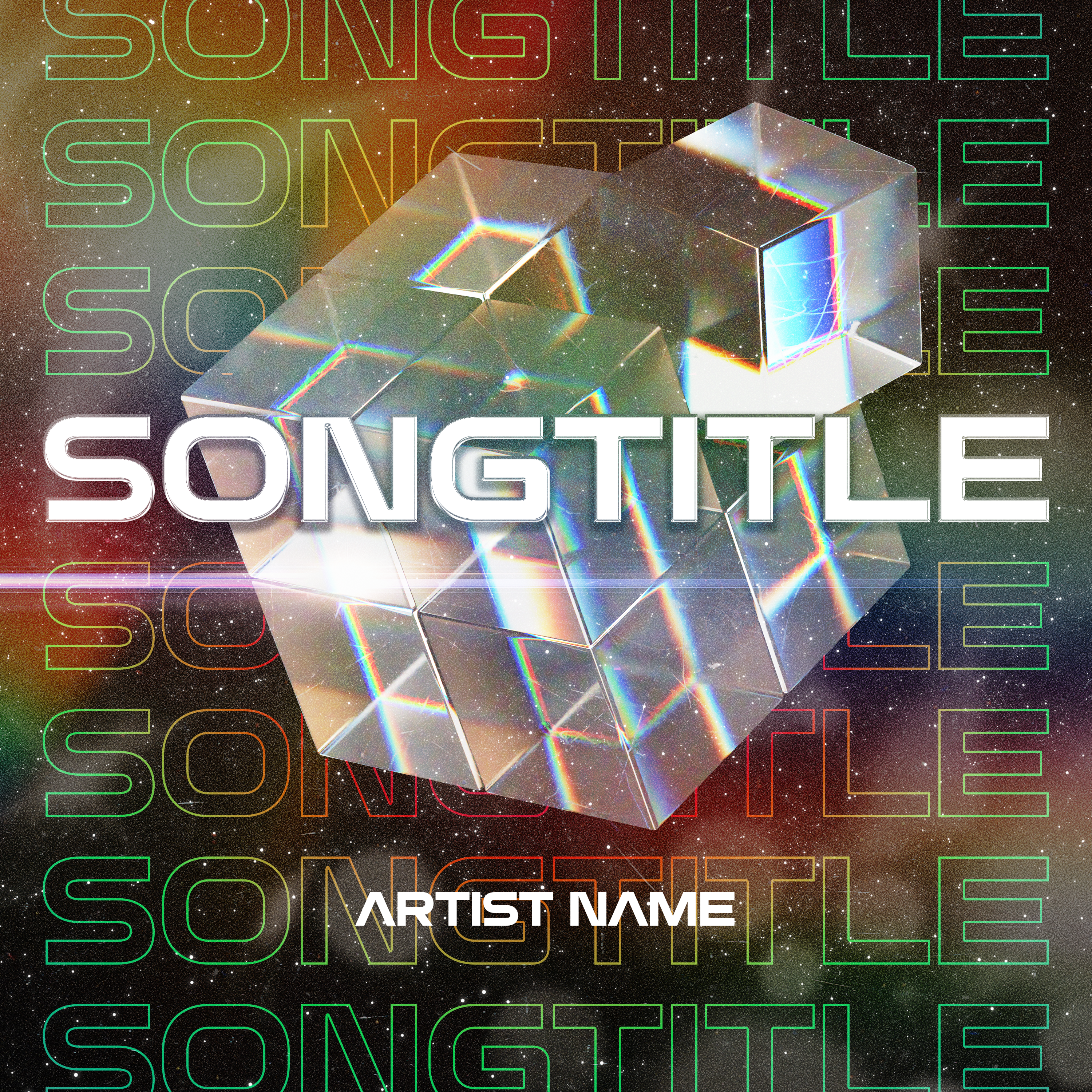 MultiCube - Album Cover Template by Sudo